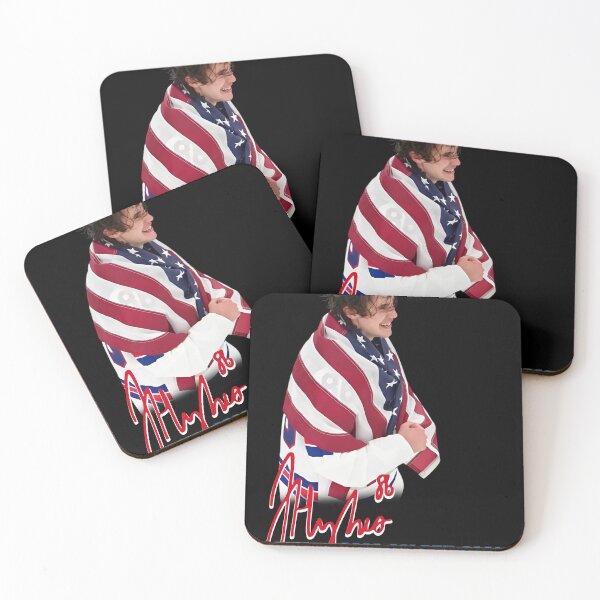 Item preview, Jack Hughes USA Hockey Golden Goal 2026 Hockey designed and sold by ClarenceGarza.