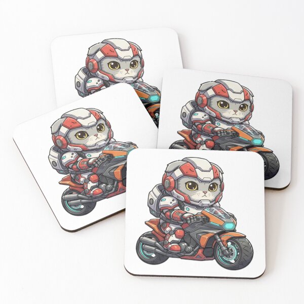 Item preview, Futuristic Cat Pilot Racer designed and sold by Visual Dept..