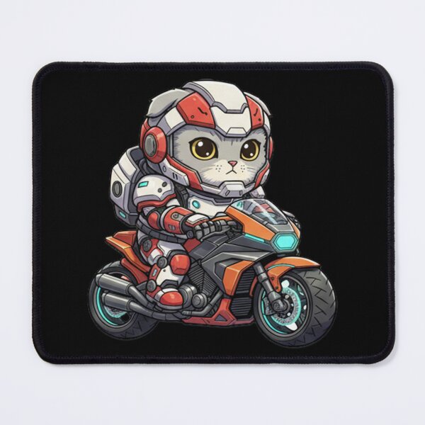 Item preview, Futuristic Cat Pilot Racer designed and sold by Visual Dept..
