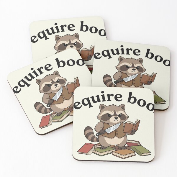 Item preview, Bookworm Raccoon Trash Panda designed and sold by AdyKurniawan.