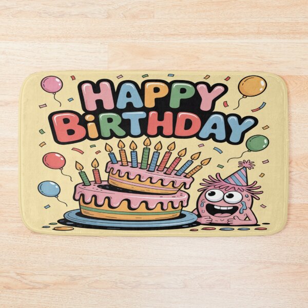 Item preview, Happy Birthday Monster Party – Crying Cupcake & Happy Cake Chaos designed and sold by Midnight Veil Designs.