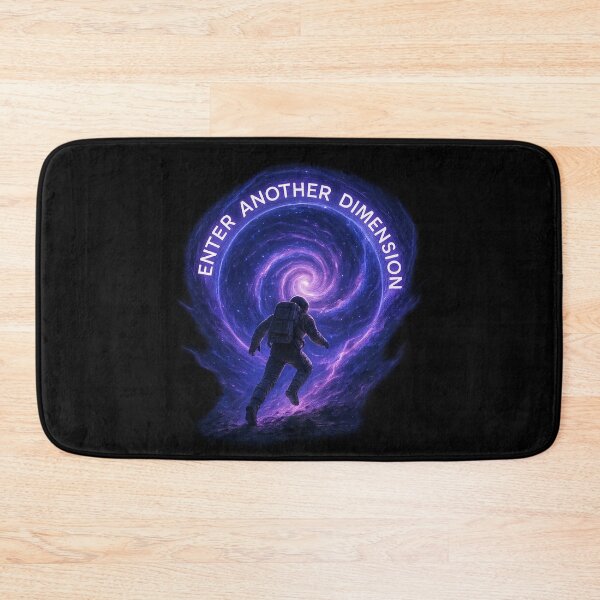Item preview, Astronaut Entering Spiral Galaxy Portal - Sci-Fi Space Art designed and sold by MKreative Studio.