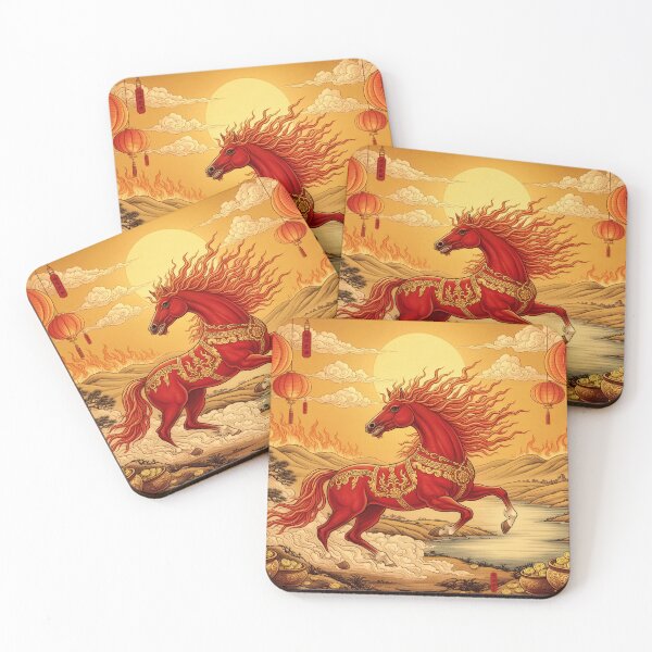 Item preview, Year of the Fire Horse 2026 designed and sold by aykiradesigns.