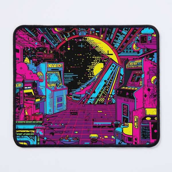 Item preview, Retro Synthwave Arcade - 80s Aesthetic Gaming designed and sold by Saixor.