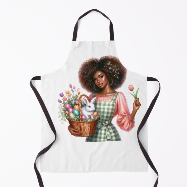 Item preview, Easter black woman design, Easter Afro Girl, Cute black girl, Spring Easter Sublimation. designed and sold by gabrielakrall.