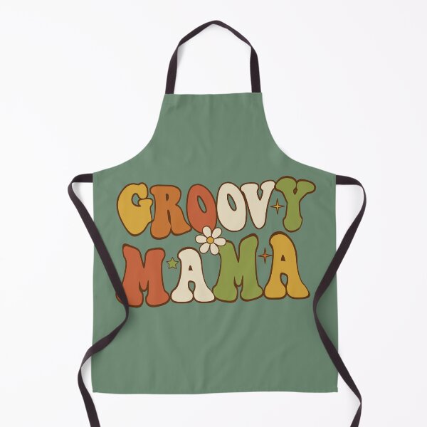 Item preview, Retro Groovy Mama Flower Power Typography designed and sold by capricedefille.