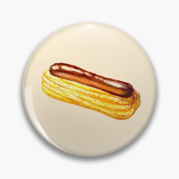 Item preview, The Elegant Éclair: A Sweet Study in Crayon designed and sold by QamarART Paintings.