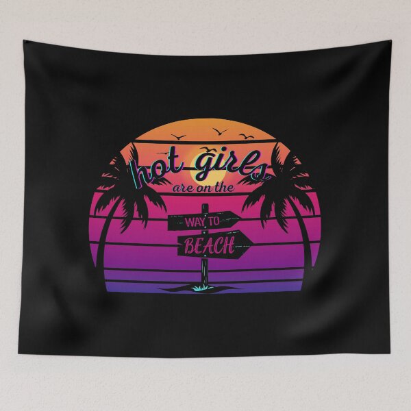 Item preview, Hot Girls Are On The Way To Beach designed and sold by MONI854.