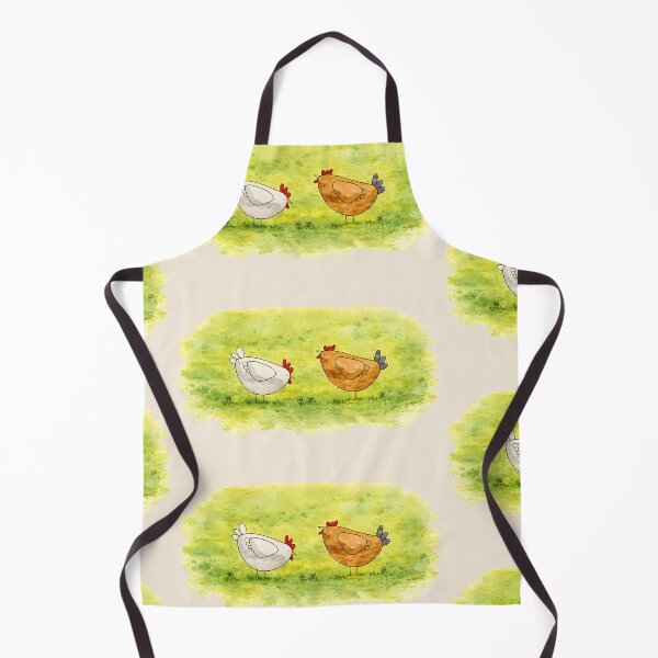 Item preview, Country Besties – Whimsical Watercolor Chickens designed and sold by blankTeeShirt.