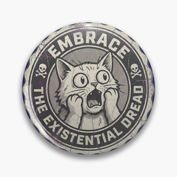 Item preview, Embrace The Existential Dread Cat designed and sold by AdyKurniawan.