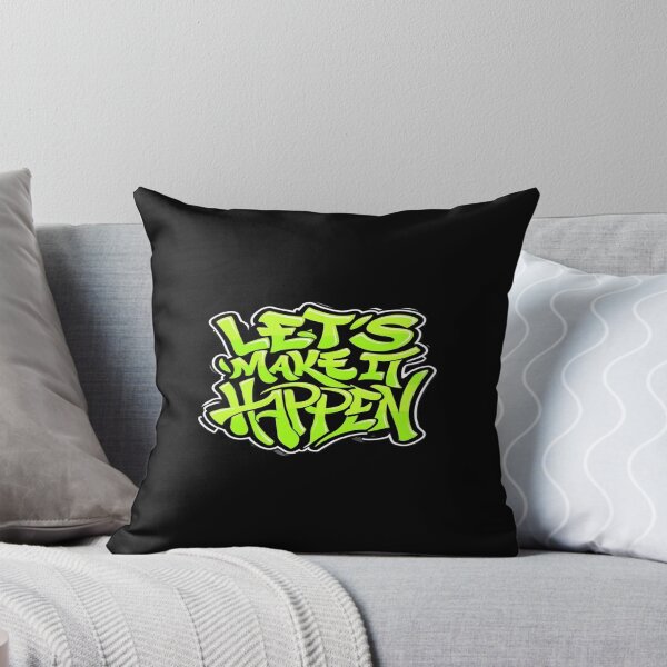 Item preview, Energetic “Let’s Make It Happen” Graffiti‑Style Motivational Typography for Bold Achievers designed and sold by Bright Nest Studio.
