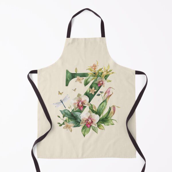 Item preview, Elegant Botanical Letter Z Monogram – Floral Orchid & Butterfly Illustration | Nature-Inspired Aesthetic Decor designed and sold by AmenAlways.