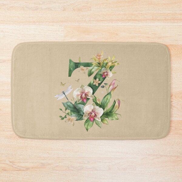 Item preview, Elegant Botanical Letter Z Monogram – Floral Orchid & Butterfly Illustration | Nature-Inspired Aesthetic Decor designed and sold by AmenAlways.