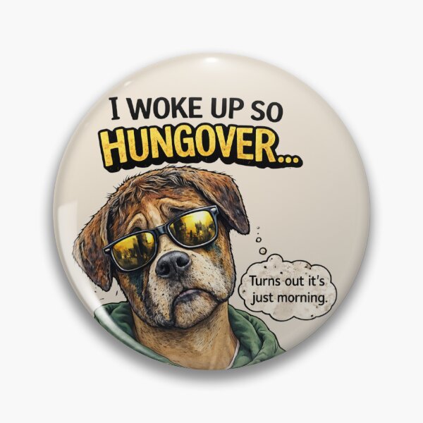 Item preview, Bulldog lover art. I woke up so hungover... designed and sold by Natart1004.