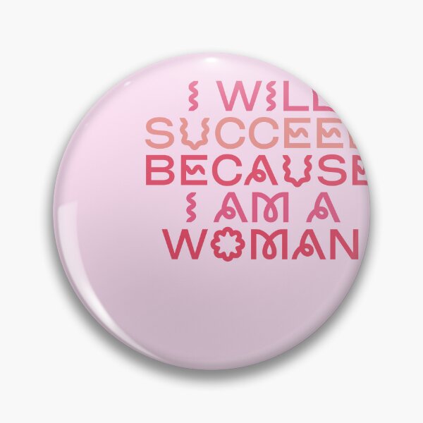Item preview, I Will Succeed Because I Am A Woman designed and sold by sweetdrawsart.