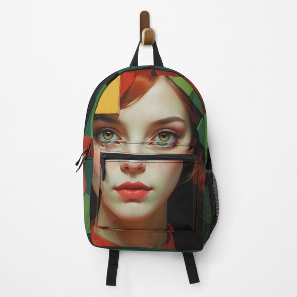 Item preview, Surreal Portrait of a Girl in Color Blocks designed and sold by KiraChie.