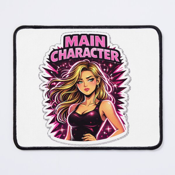 Item preview, Main Character Neon Heroine Sticker designed and sold by lorand-designs.