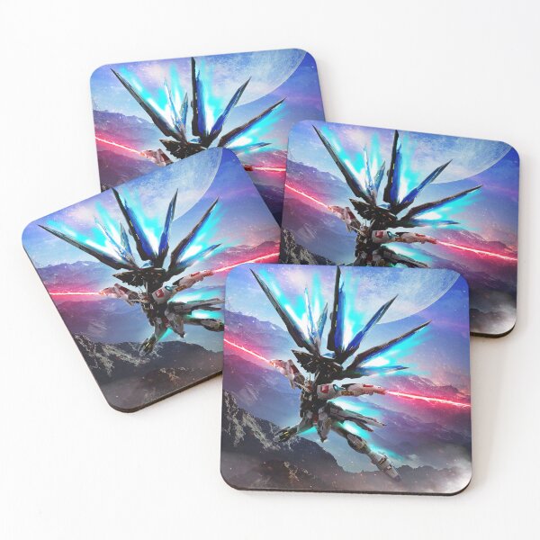 Item preview, full colour ZGMF-X20A Strike Freedom Gundam illustration digital art designed and sold by sabartgunpla.
