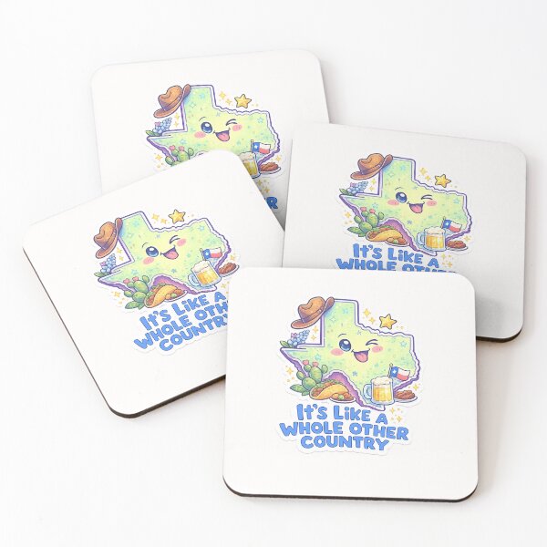 Item preview, It’s Like a Whole Other Country Texas Cute Kawaii State designed and sold by Places On Earth.