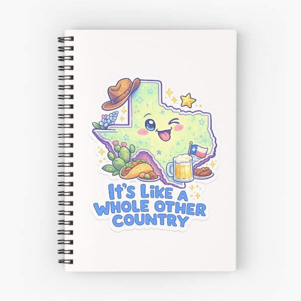 Item preview, It’s Like a Whole Other Country Texas Cute Kawaii State designed and sold by Places On Earth.