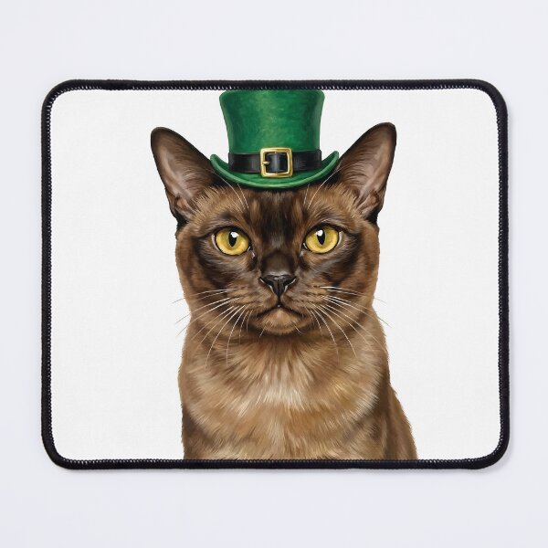 Item preview, St. Patrick's Burmese Cat designed and sold by KC's.