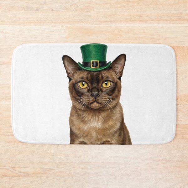 Item preview, St. Patrick's Burmese Cat designed and sold by KC's.