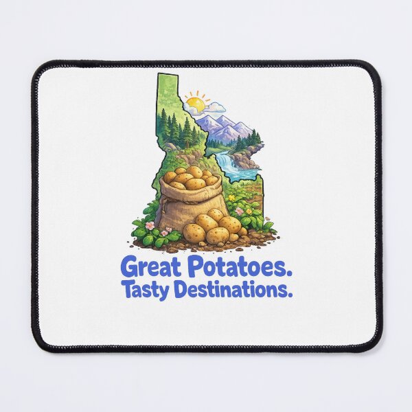 Item preview, Great Potatoes Tasty Destinations Idaho Scenic Landscape designed and sold by Places On Earth.