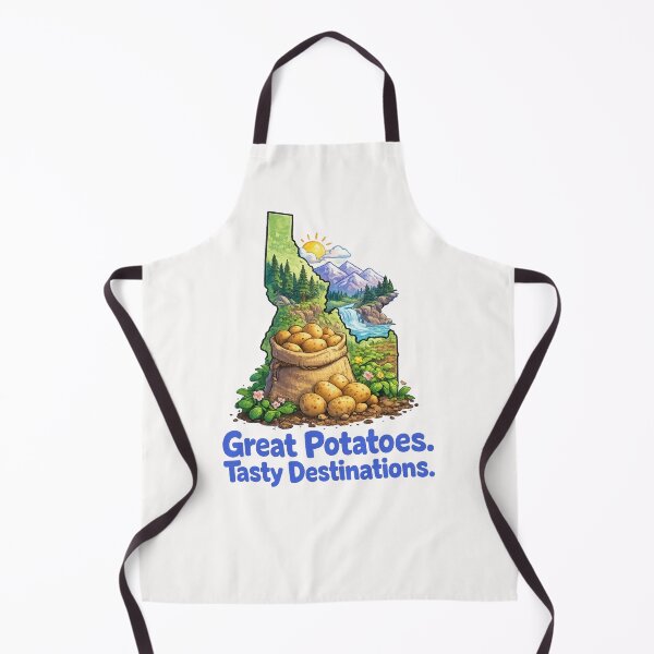 Item preview, Great Potatoes Tasty Destinations Idaho Scenic Landscape designed and sold by Places On Earth.