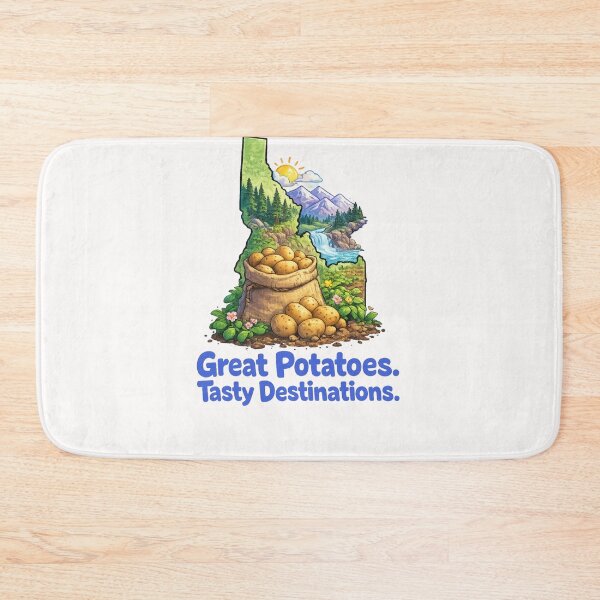 Item preview, Great Potatoes Tasty Destinations Idaho Scenic Landscape designed and sold by Places On Earth.