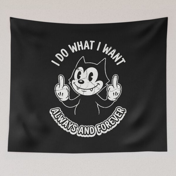Item preview, Vintage Retro Rebellious Cat designed and sold by AdyKurniawan.
