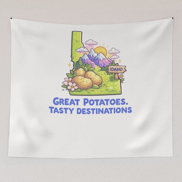 Item preview, Great Potatoes Tasty Destinations Cute Idaho State designed and sold by Places On Earth.