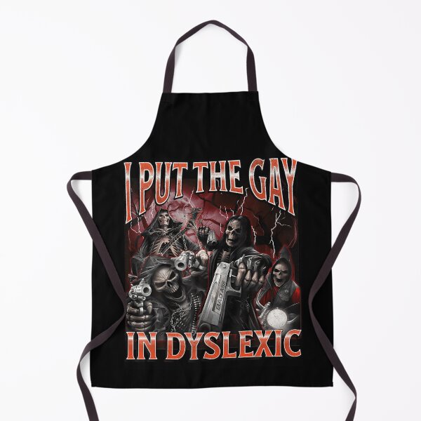 Item preview, I Put The Gay In Dyslexic Funny Hard Skeleton Meme Bootleg T-Shirt designed and sold by SAPAIDART.