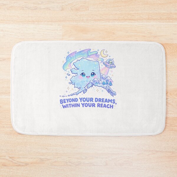 Item preview, Beyond Your Dreams Within Your Reach Cute Alaska State designed and sold by Places On Earth.