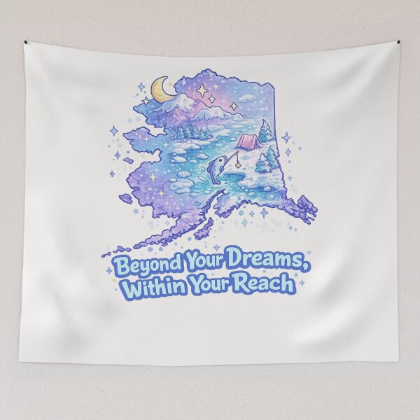 Item preview, Beyond Your Dreams Within Your Reach Alaska Wilderness Scene designed and sold by Places On Earth.