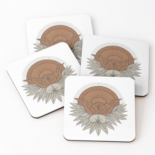 Item preview, Tribal Sunrise Forest Mandala designed and sold by EastborneoEB.