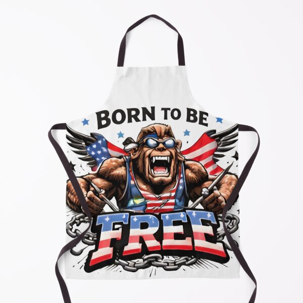 Item preview, Bigfoot American Pride - Born To Be Free designed and sold by DrukNaStyl.