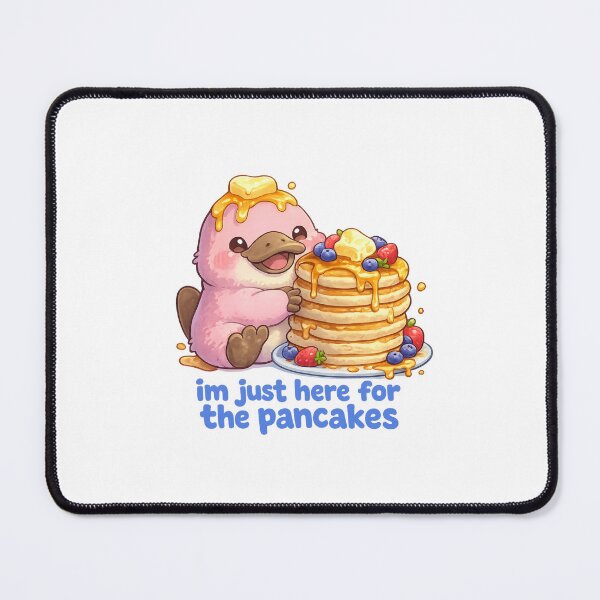 Item preview, I’m Just Here for the Pancakes Cute Platypus Breakfast designed and sold by Places On Earth.