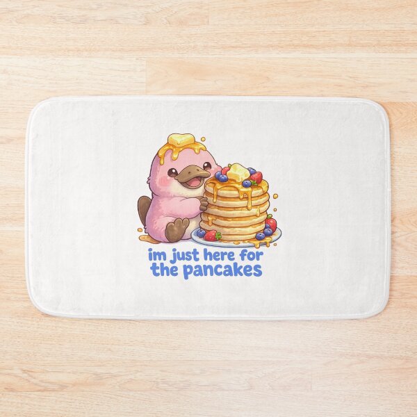 Item preview, I’m Just Here for the Pancakes Cute Platypus Breakfast designed and sold by Places On Earth.