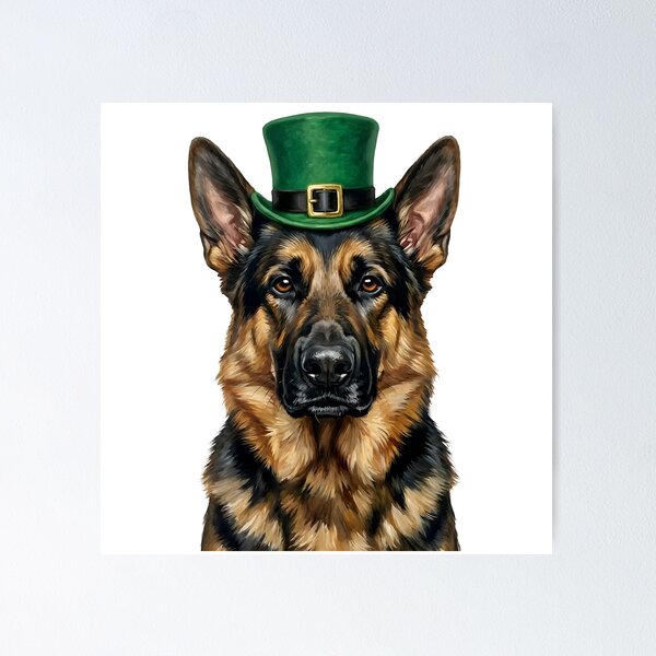 Item preview, St. Patrick's German Shepherd designed and sold by KC's.