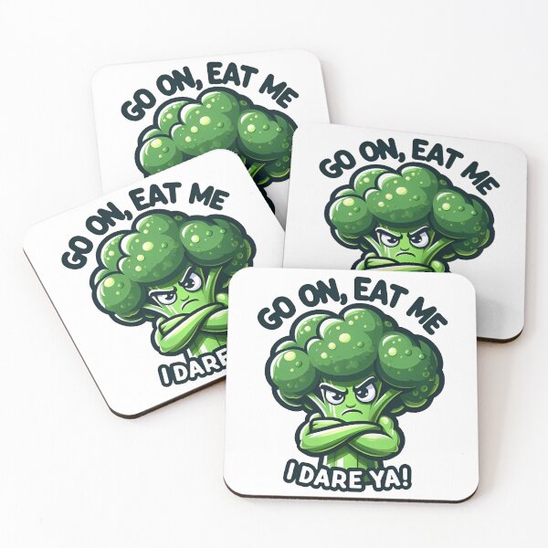 Item preview, Boss Broccoli - Eat me! designed and sold by CheekyVeg.