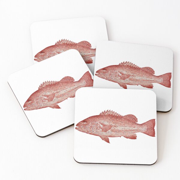 Item preview, Japanese Gyotaku of coral trout fish designed and sold by INKEDOCEAN.