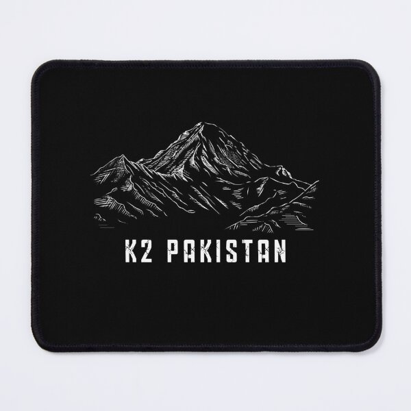 Item preview, Mountain Artwork - Line Art of K2 Mountain in Pakistan Hiker designed and sold by farhanhafeez.