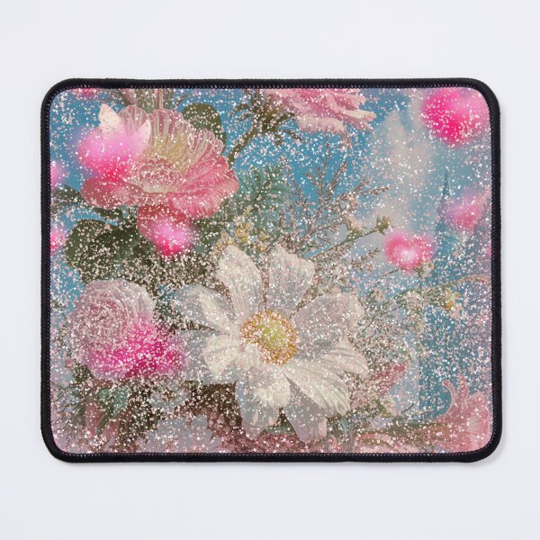 Item preview, Glitter flowers art divine and girly designed and sold by mooncakekaro.