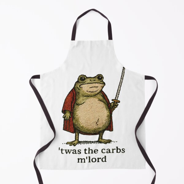 Item preview, TWAS The Carbs M'Lord Funny Frog Meme T-Shirt designed and sold by SAPAIDART.