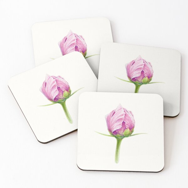 Item preview, Silent Bloom: Peony Bud in Colored Pencil designed and sold by QamarART Paintings.