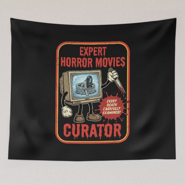 Item preview, Expert Horror Movie Curator Retro designed and sold by AdyKurniawan.