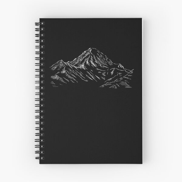 Item preview, Mountain Artwork - Line Art of K2 Mountain in Pakistan Hiker designed and sold by farhanhafeez.