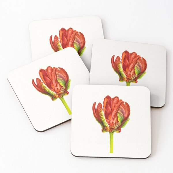 Item preview, Elegance in Bloom: Tulip Study in Colored Pencil designed and sold by QamarART Paintings.