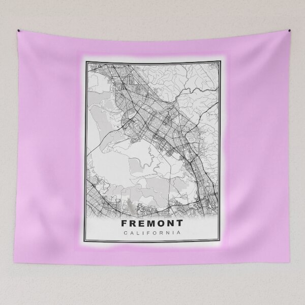 Item preview, Minimalist Fremont Map designed and sold by Tamas Das.