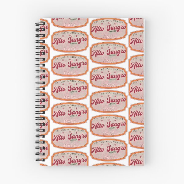 Item preview, Alto Sangro, Italy, Abruzzo, Ski, textured skiing badge designed and sold by Wanderful-roads.